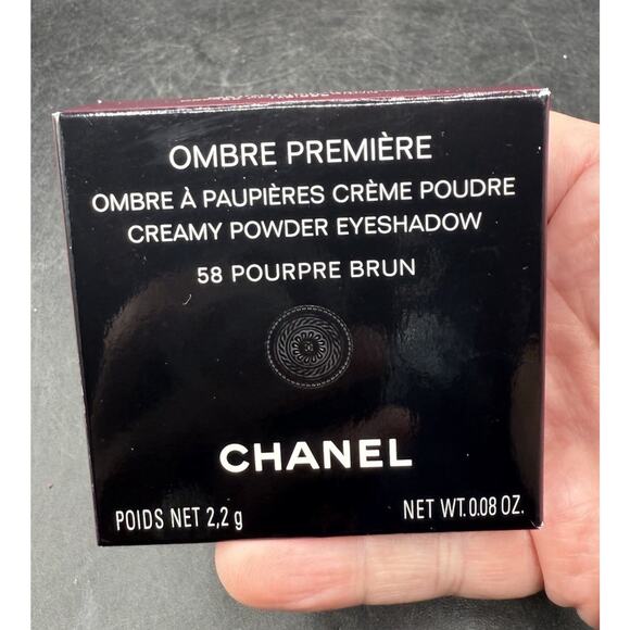 Chanel Ombre Première Longwear Powder Eyeshadow shade 58 Pourpre Brun New! - Picture 2 of 10